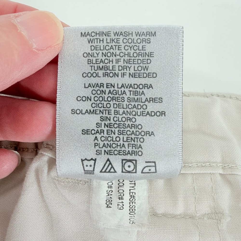 Savane Mens Light Stone Cotton Blend Elastic Comfort Utility Cargo Shorts 44 - Picture 8 of 8